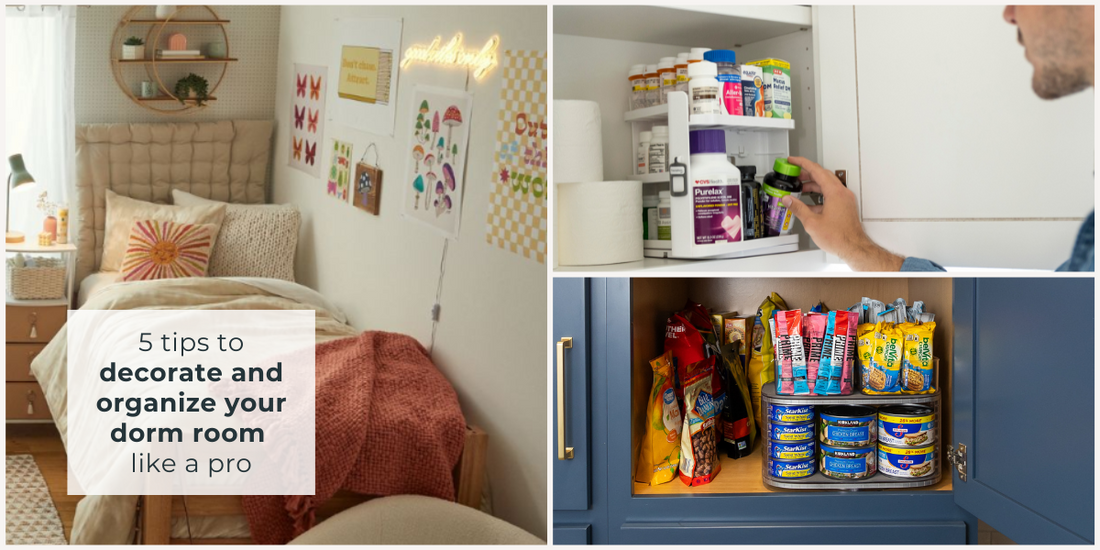 5 Tips to Decorate and Organize your Dorm like a Pro