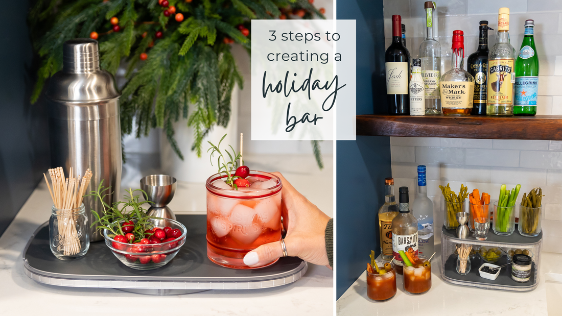 Three Steps to Creating a Cozy Holiday Bar