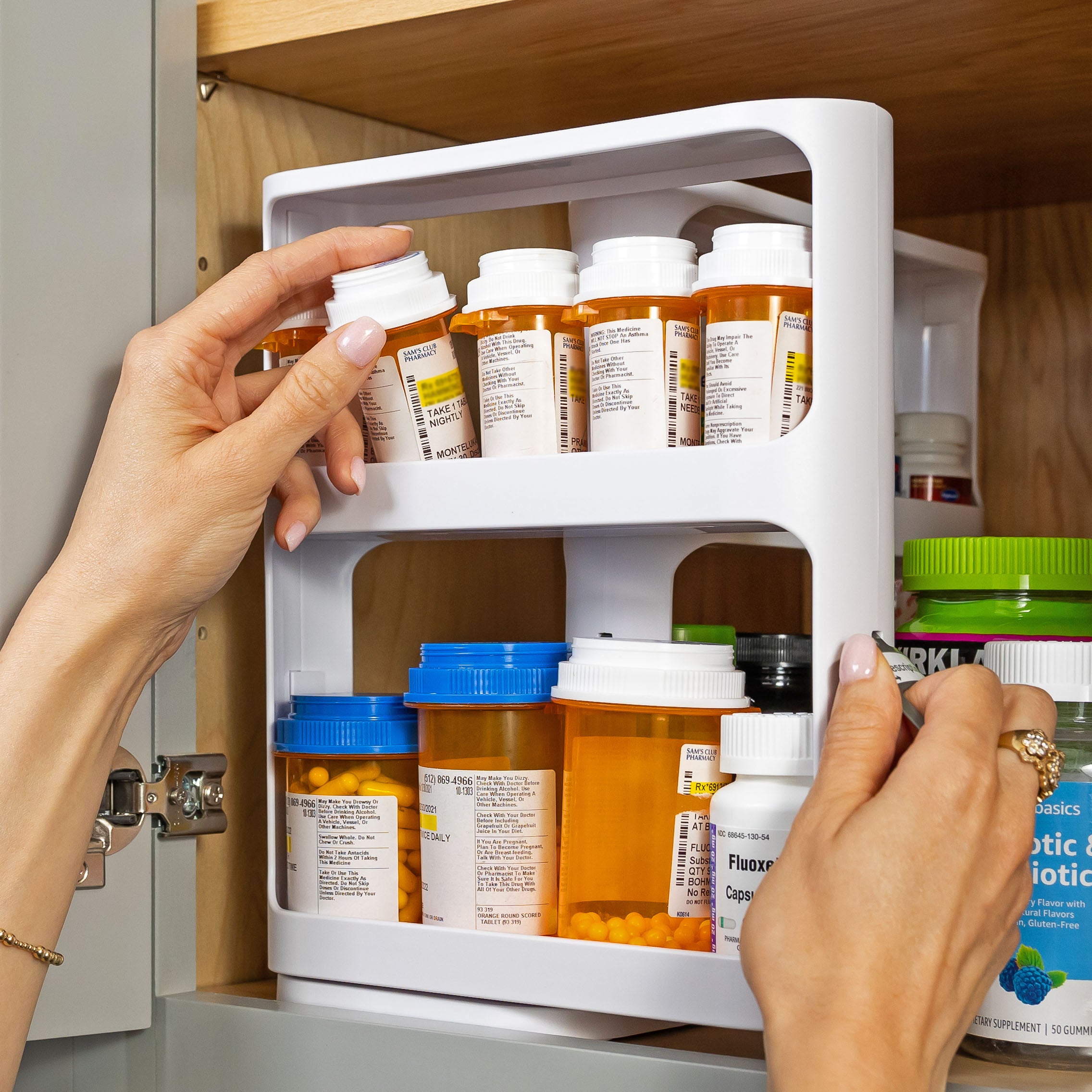 Cabinet Caddy Instant-Access Cabinet Organizer